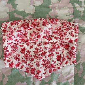 Princess Polly Floral Bustier Top